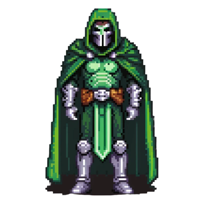 Doctor Doom Marvel villain sticker