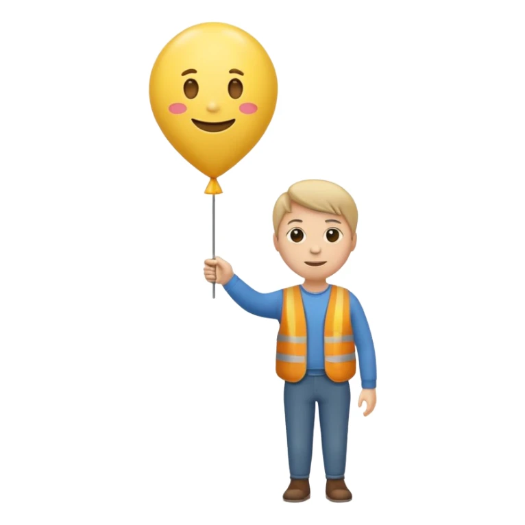 maak een emoji met een persoon in eht midden, een tekstbalon met een vinkje en een teksbalon met een kruis sticker