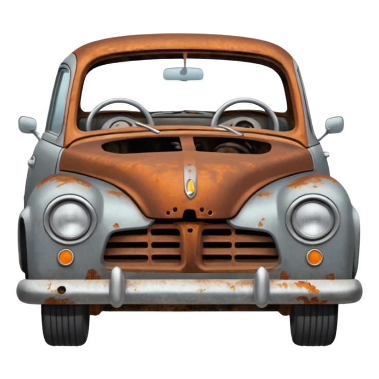 crappy car from the side sticker