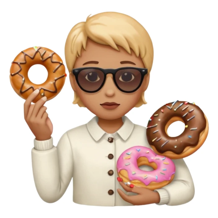 🍞🥐🇫🇷🥖🧀🍩😎🥺❤️🔮 combine every one of those emojis sticker
