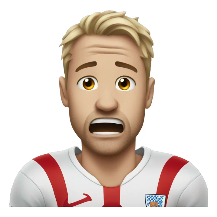 England crying because of football sticker