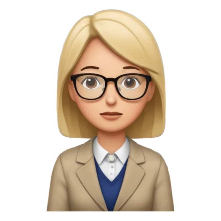 exhausted teacher in a bustling classroom sticker