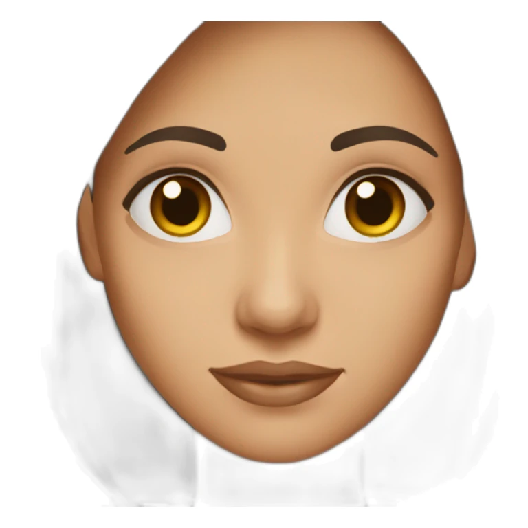 brunette-woman-with-hazel-eyes sticker