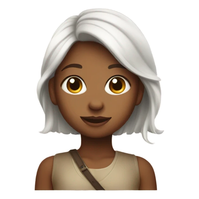 Cute petite girl  sticker