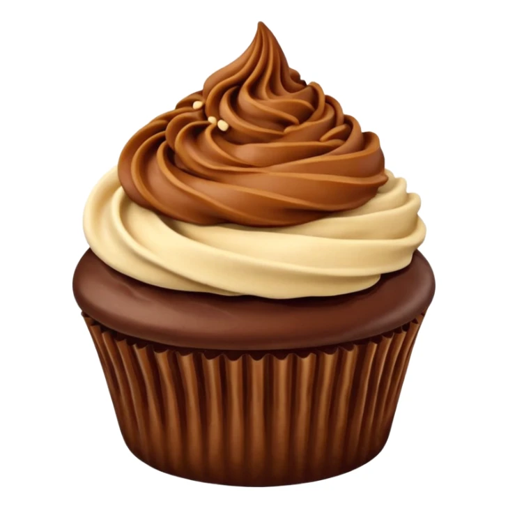 Peanut butter fudge swirl moose tracks cupcake sticker