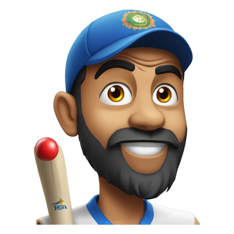 Virat Kohli bowling  sticker