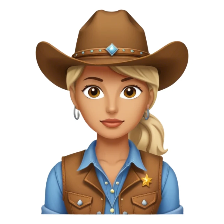 Cowgirl  sticker