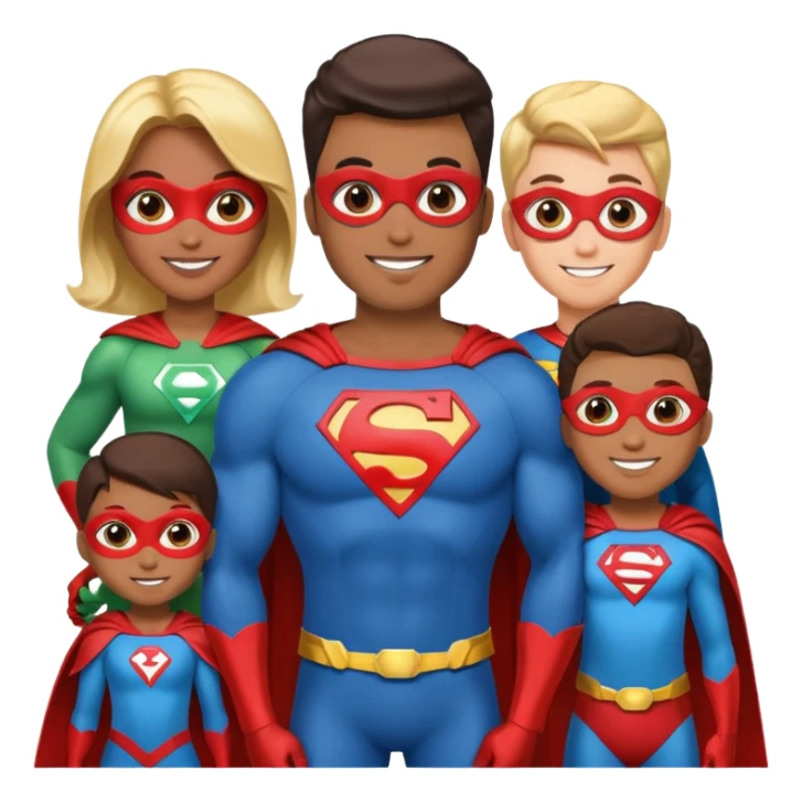 superhero family   family  sticker