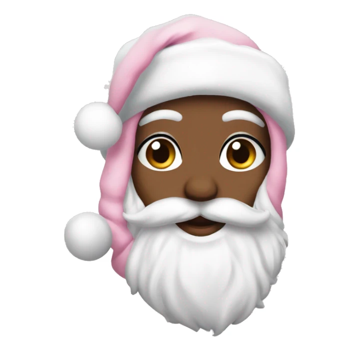 white snow christmas little pink  sticker