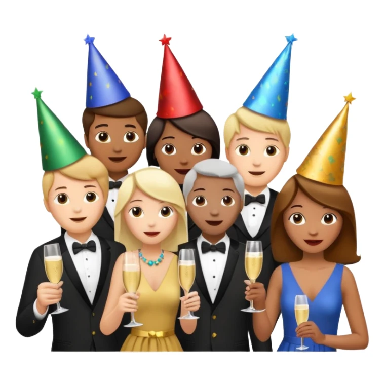 christmas work party decoration joy sticker