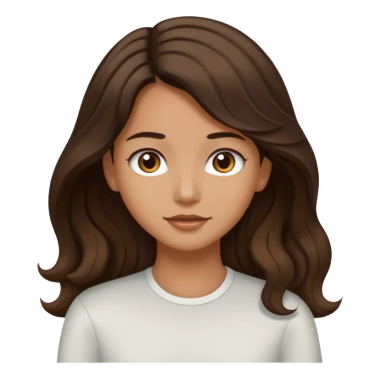 a pretty tan bratz girl with long brown hair and white bratz man with short wavy black hair sticker