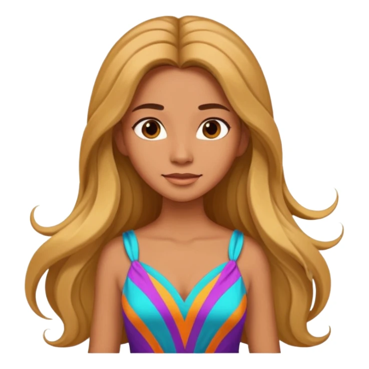 Dreamworks Cartoon style female sticker