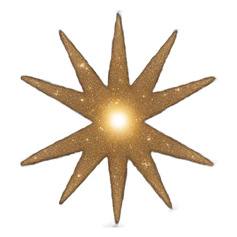 universe with the star in the center sticker