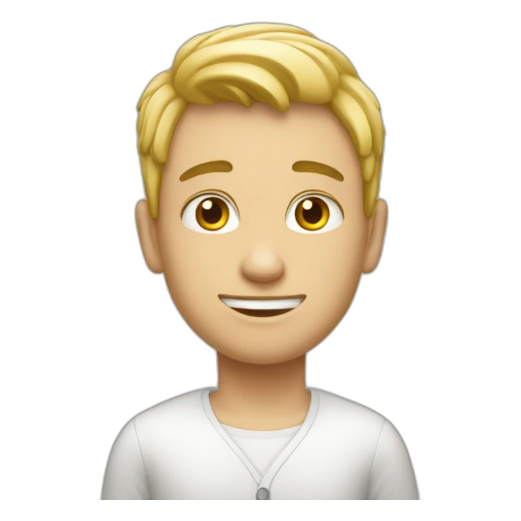 Garçon blanc sticker