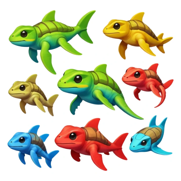 a set of emotes for youtube memberships based on a gek from No man's sky video game sticker