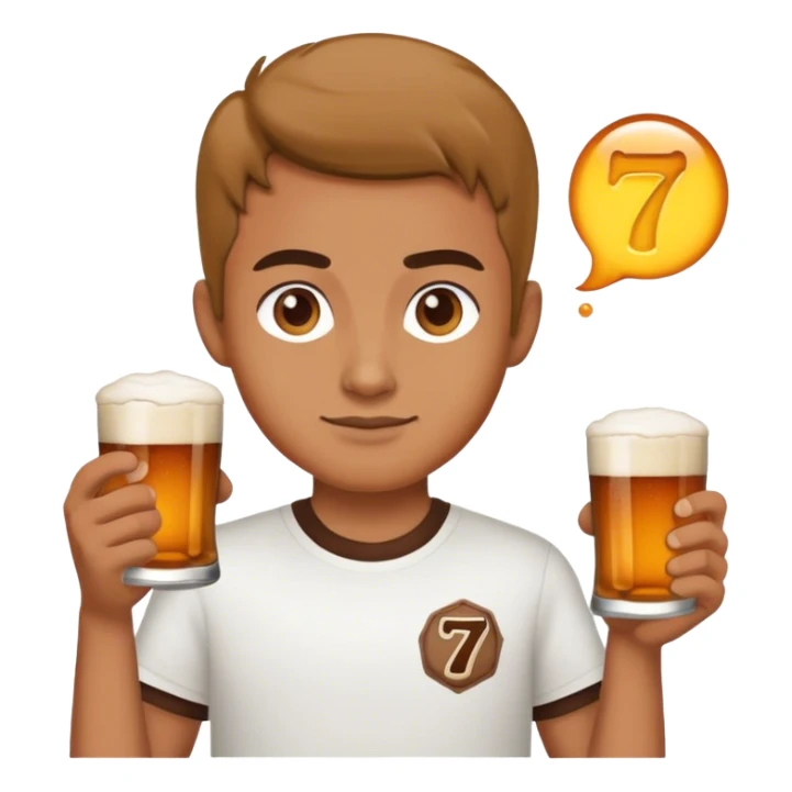 Can in a 7 brew shirt sticker