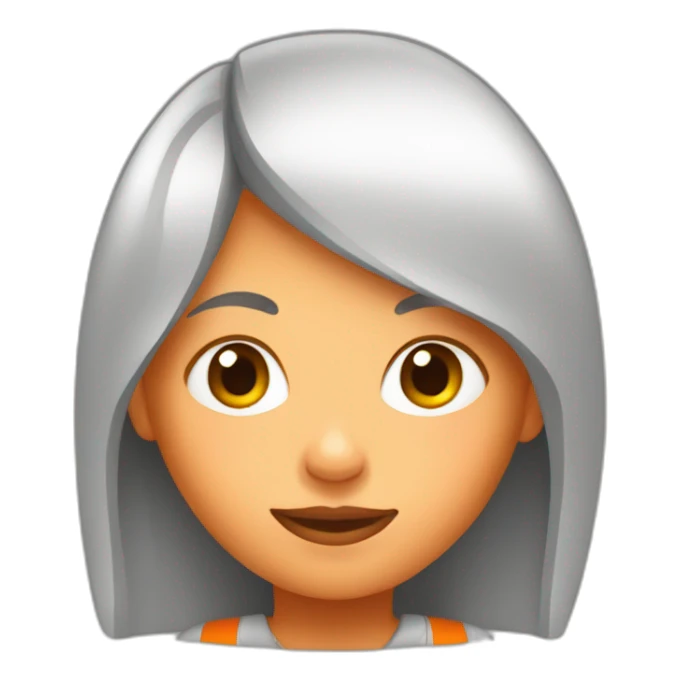 Fille en tenu de prisonnière orange  sticker