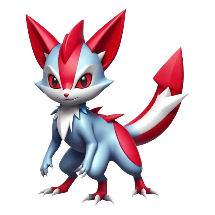 Shiny Exotic Bisharp-Sneasel-Weavile-Zangoose-Scizor-Hybrid-Creature sticker