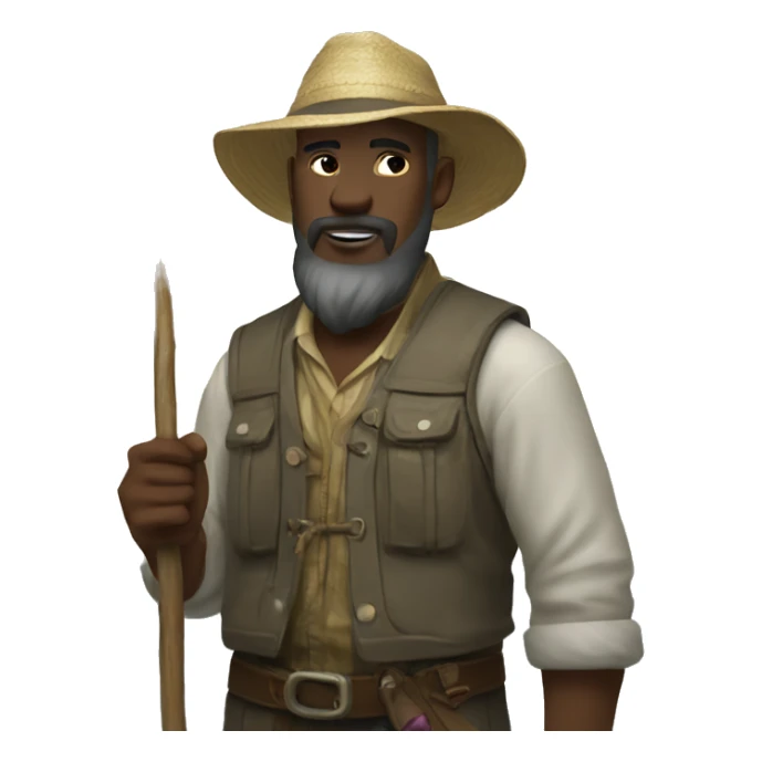 Epic Npc Man Hu Ha Nice Day For Fishing sticker