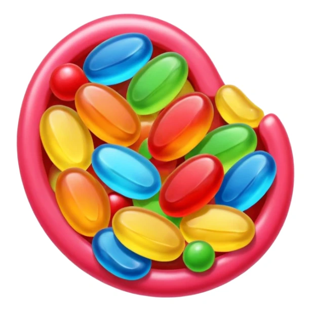 Healthier growth and better concentration with Omega 3 candy. sticker