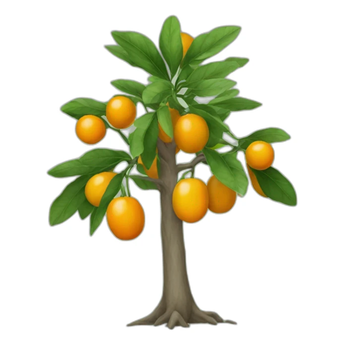Cumquat tree sticker
