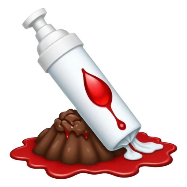 tampon + blood drop + poop sticker