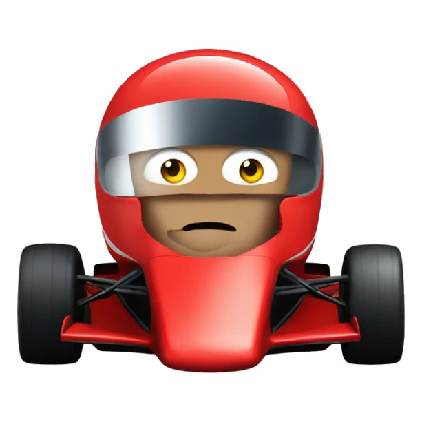 red maskas in a F1 racing car sticker