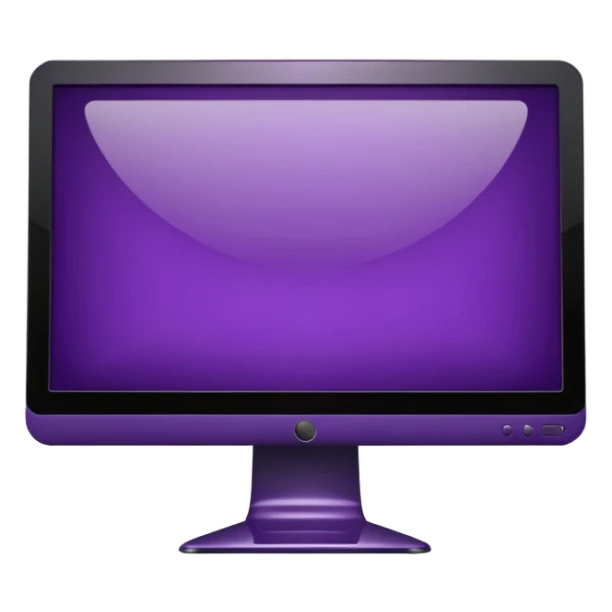 dark purple wide screen monitor sticker