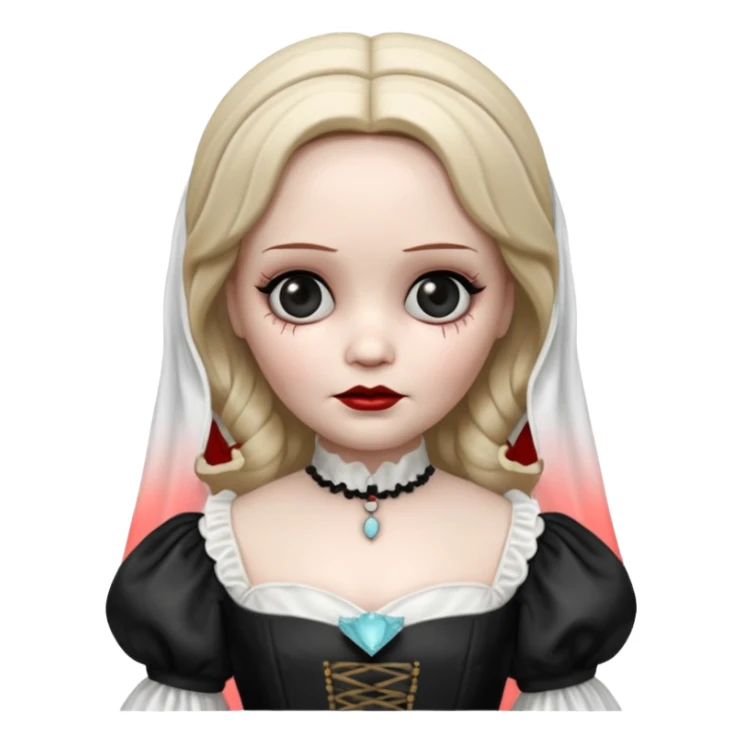 Annabelle doll from The Conjuring movie sticker