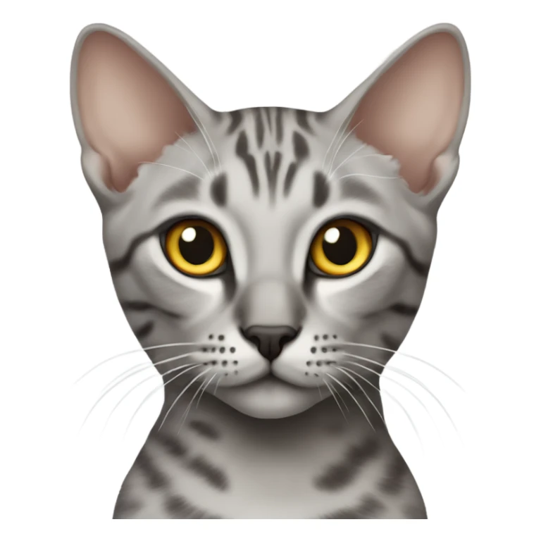 Egyptian Mau kitty body sticker