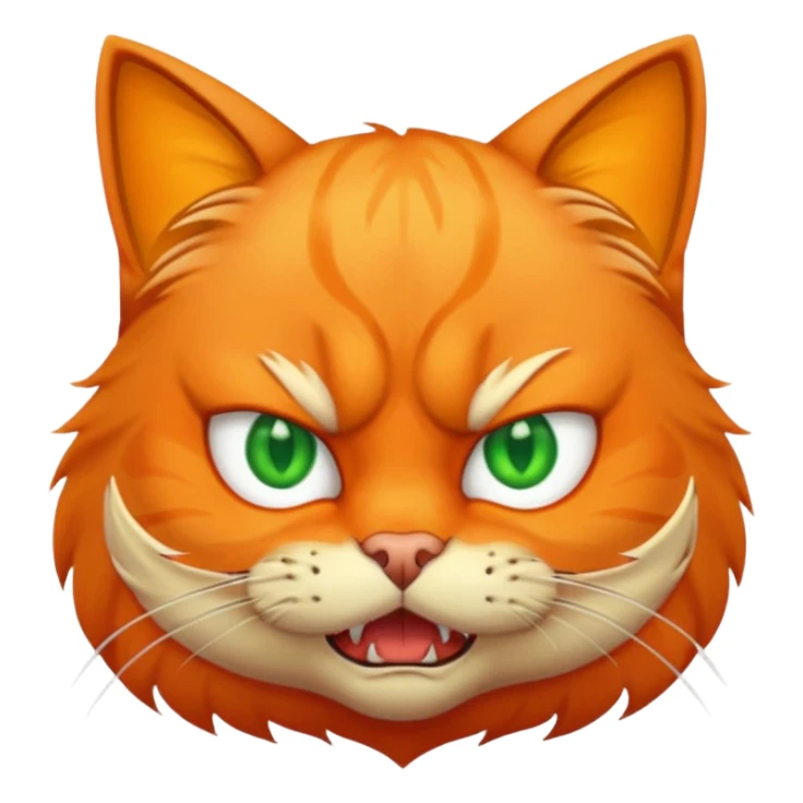 Un chat énervé sticker