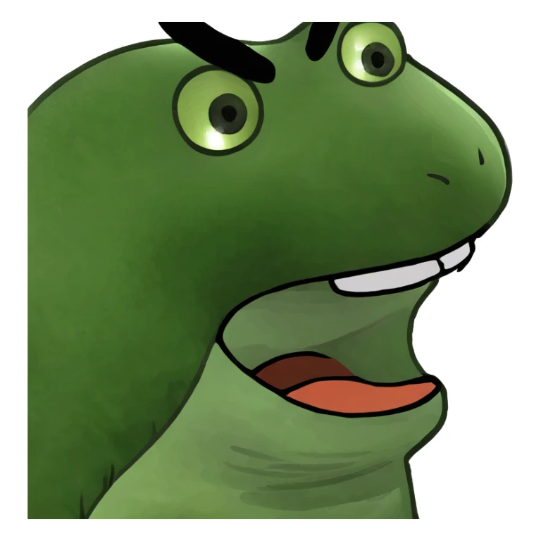 cat screaming out of sadness sticker