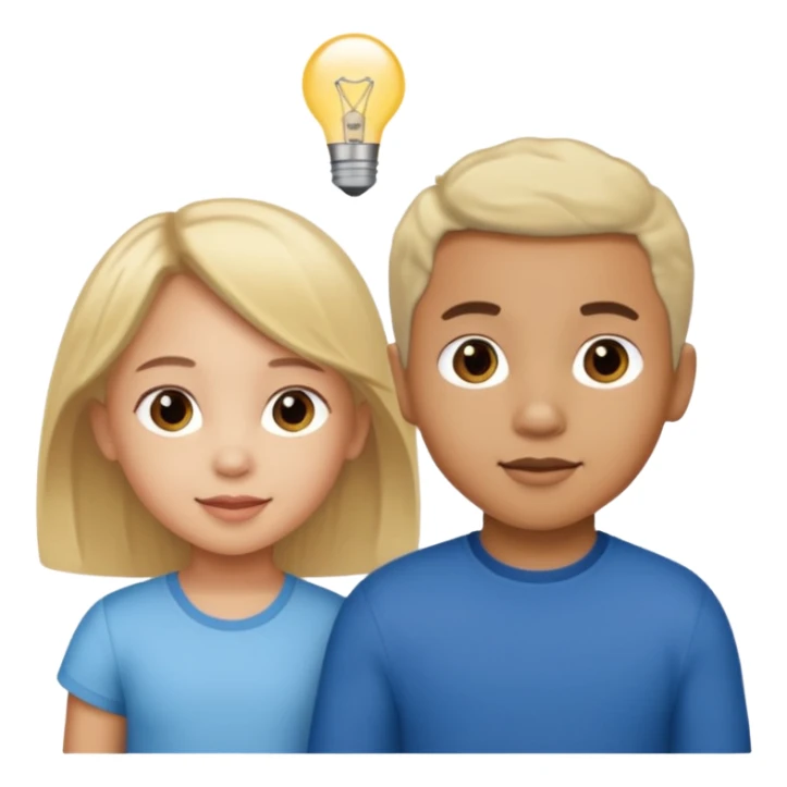 YOUNG CHILDREN: FIVE-YEAR-OLD BIRACIAL BOY WITH LIGHT HAIR AND LIGHT SKIN, THREE-YEAR-OLD BIRACIAL GIRL WITH LIGHT HAIR AND LIGHT SKIN sticker