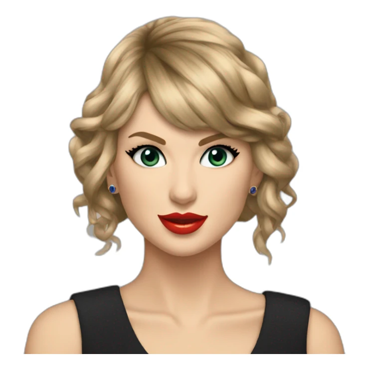 Taylor swift with a anake sticker