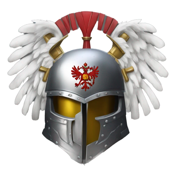 Warhammer 40000 helmet, featuring the Russian coat of arms. sticker