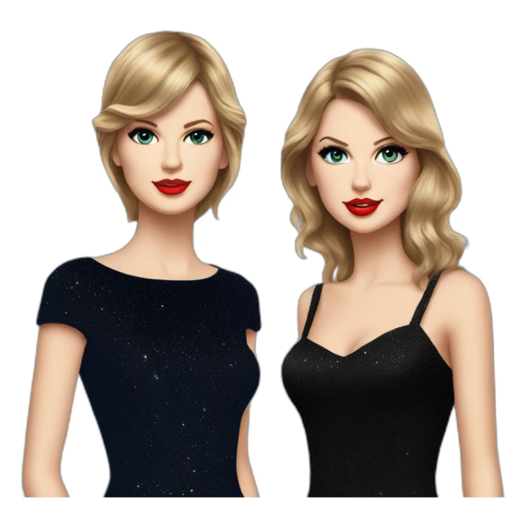 Taylor swift and lana del rey sticker