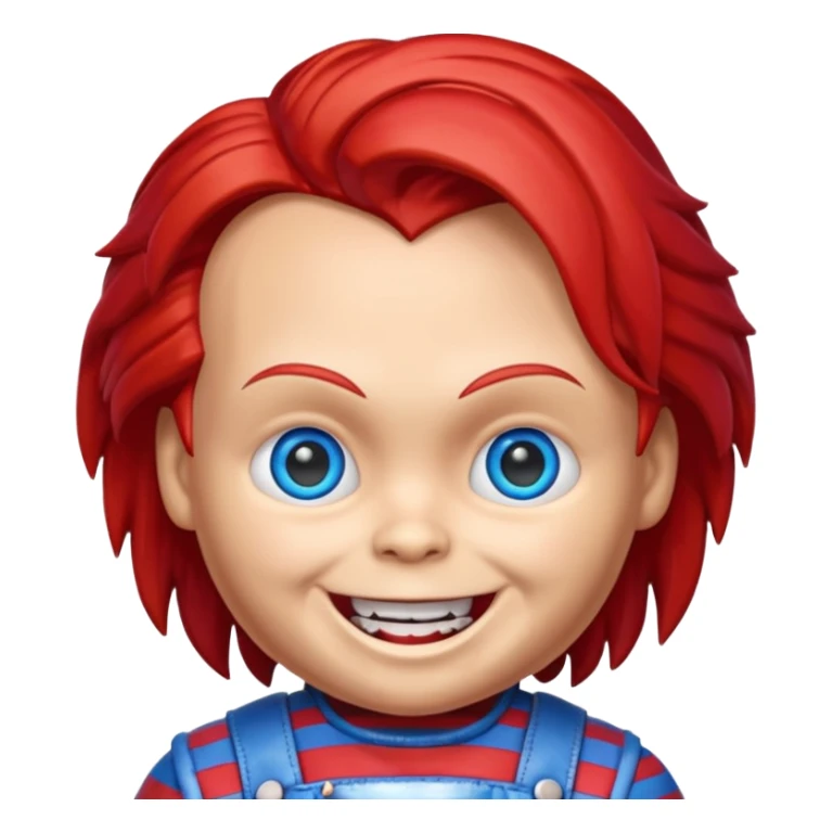 Un emojin de chuky sticker