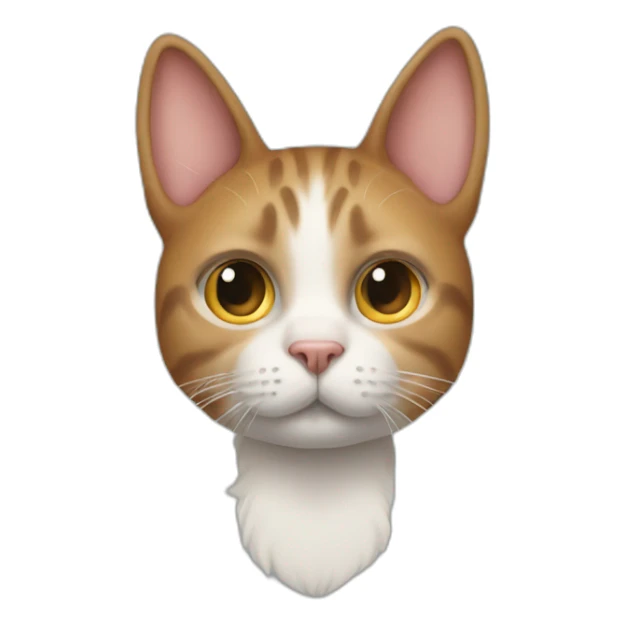 Elon musk with cat ears and dog tail sticker