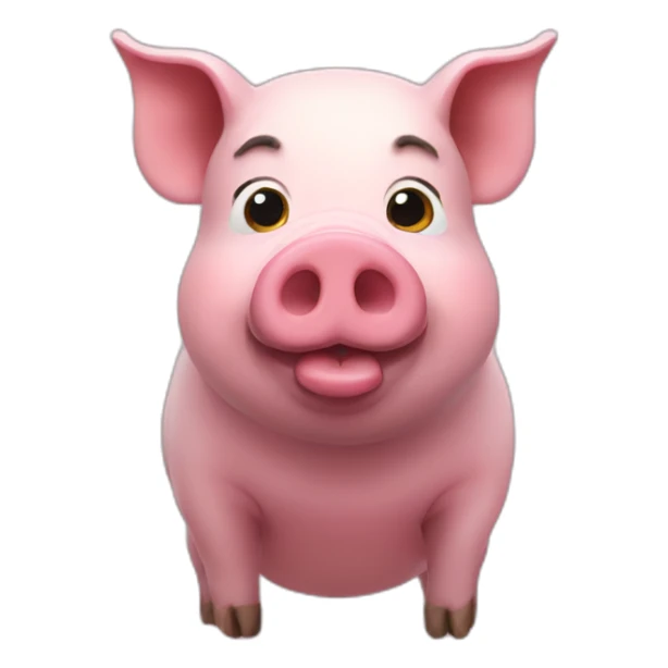 Pig island sticker