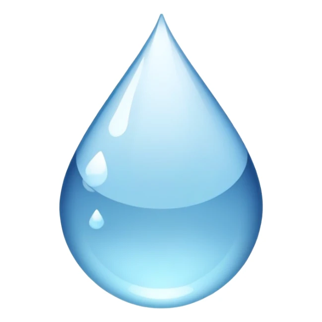 Bottle of water sticker