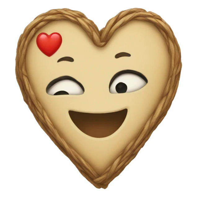 vintage heart sticker