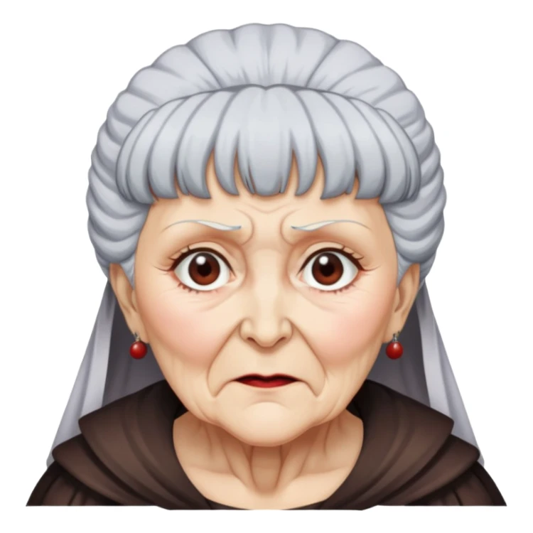 old lady in berserk costume from berserk manga sticker