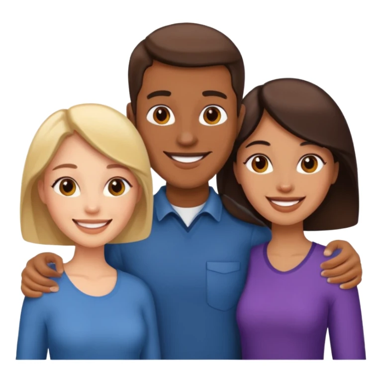 DOS MUJERES Y UN HOMBRE sticker