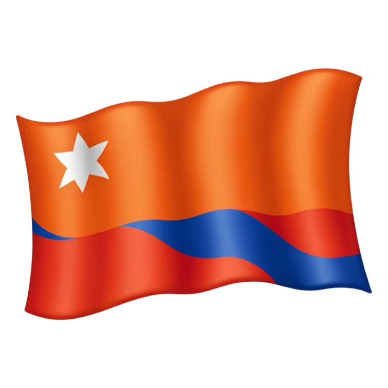 Create a Nagorno-Karabakh (Artsakhi) flag sticker