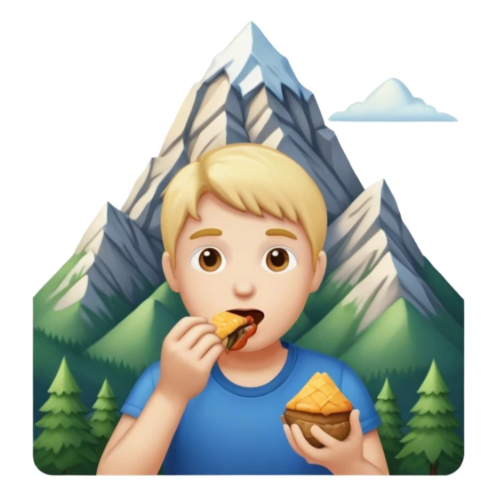 Refrigerate but big and like to eat mountains  sticker