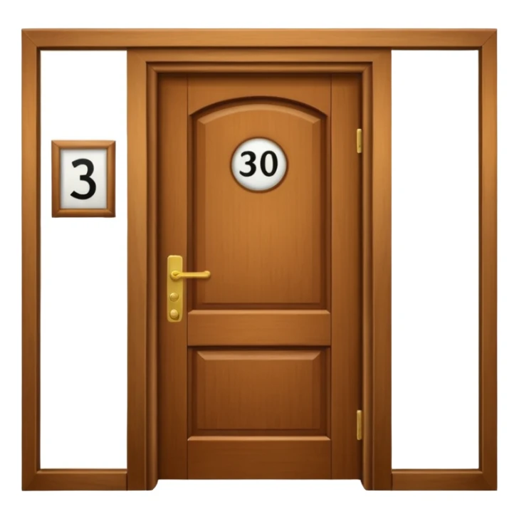 hotel room number 三百九 in Japanese sticker