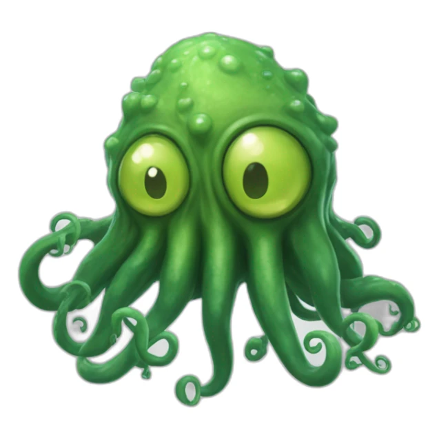 shoggoth-the-green-tentacled-blob-monster sticker