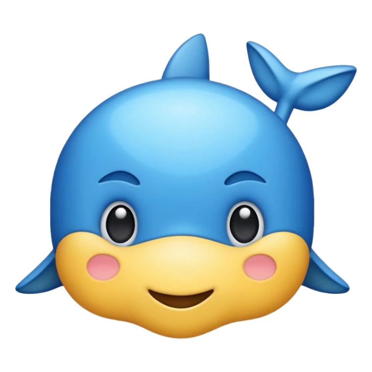 Delfino realistico di lato sticker