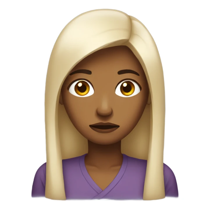 disappointed woman sticker