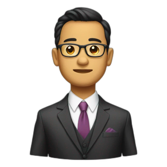 Anies Rasyid Baswedan with suit sticker